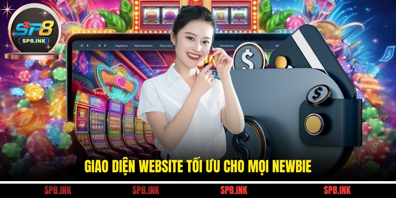 Giao diện website tối ưu cho mọi newbie