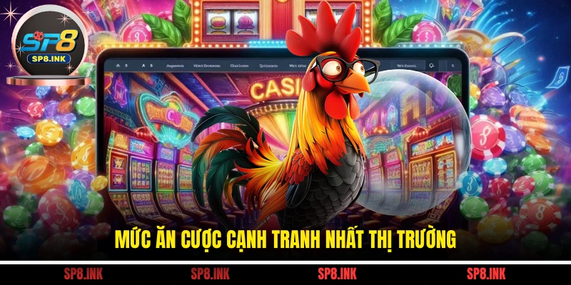 Mức ăn cược cạnh tranh nhất thị trường