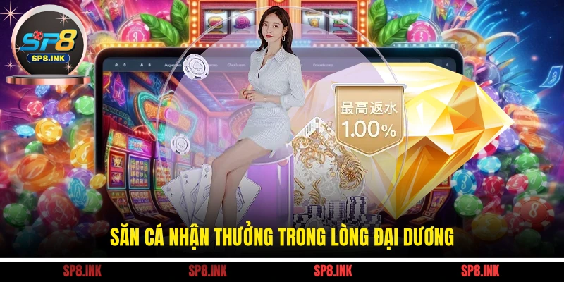 Săn cá nhận thưởng trong lòng đại dương